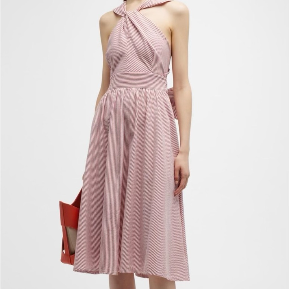 La Libela La Salire Midi Halter Dress